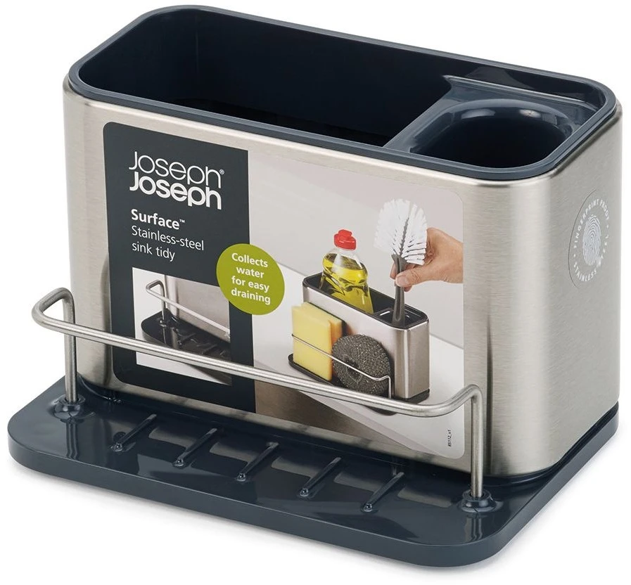 Joseph Joseph Surface Stainless Steel Sink Tidy 3 Joseph Joseph Surface Stainless Steel Sink Tidy