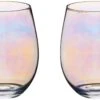 Barcraft Lustre Glass Tumblers Set Of 2 600ml -Household Items Shop 20614 20718