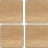 Creative Tops Oak Veneer Coasters Set Of 4 -Household Items Shop 20737 20670