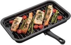 KitchenCraft KitchenCraft Non-Stick Enamel Grill Pan 40x23cm
