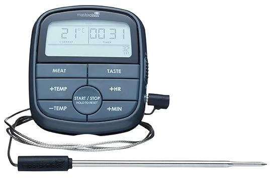 Masterclass Cooks Thermometer & Timer 3 Masterclass Cooks Thermometer & Timer