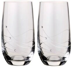 Dartington Glitz Highball Glasses Pair