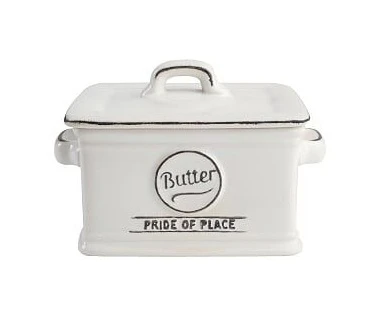 Pride Of Place Butter Dish White 3 Pride Of Place Butter Dish White