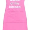 Queen Of The Kitchen Apron Pink 1 Queen Of The Kitchen Apron Pink -Household Items Shop 26977 19342