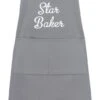 Star Baker Apron Grey 2 Star Baker Apron Grey -Household Items Shop 26991 19329