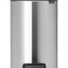 Brabantia Pedal Bin Matt Steel 12L -Household Items Shop 27795 18983