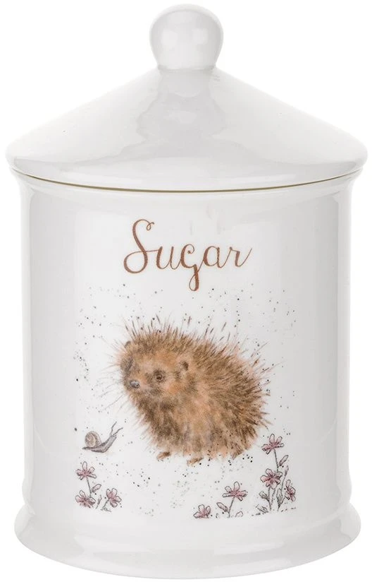 Wrendale Sugar Canister Hedgehog 3 Wrendale Sugar Canister Hedgehog