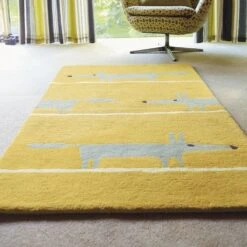 Scion Mr Fox Mustard 25306 Rug