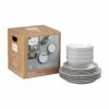 Denby Elements 12 Piece Dinner Set Light Grey -Household Items Shop 29422 18283