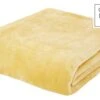 Catherine Lansfield Raschel Velvet Touch Throw Ochre -Household Items Shop 34634 16022