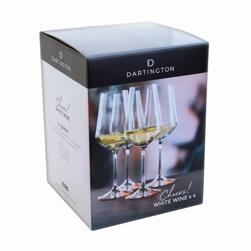 Dartington Cheers! White Wine 350Ml Set Of 4 4 Dartington Cheers! White Wine 350Ml Set Of 4 - Image 2