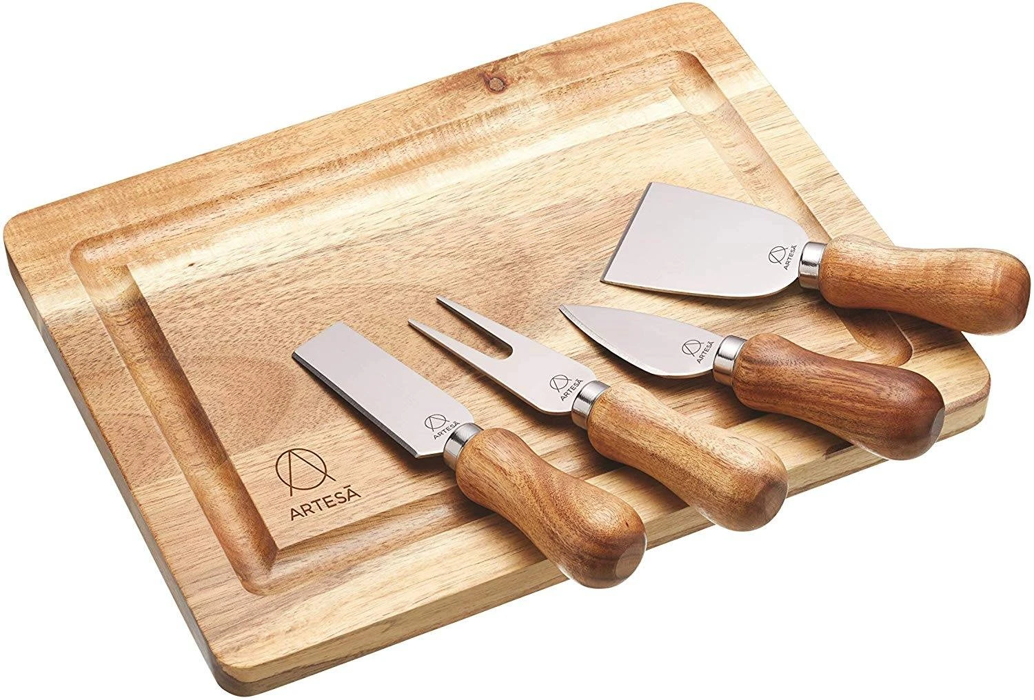 Artesa Artes Acacia Wood Cheese Set 3 Artesa Artes Acacia Wood Cheese Set