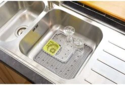 KitchenCraft Protective Sink Mat 30x30cm Grey -Household Items Shop 35903 14718