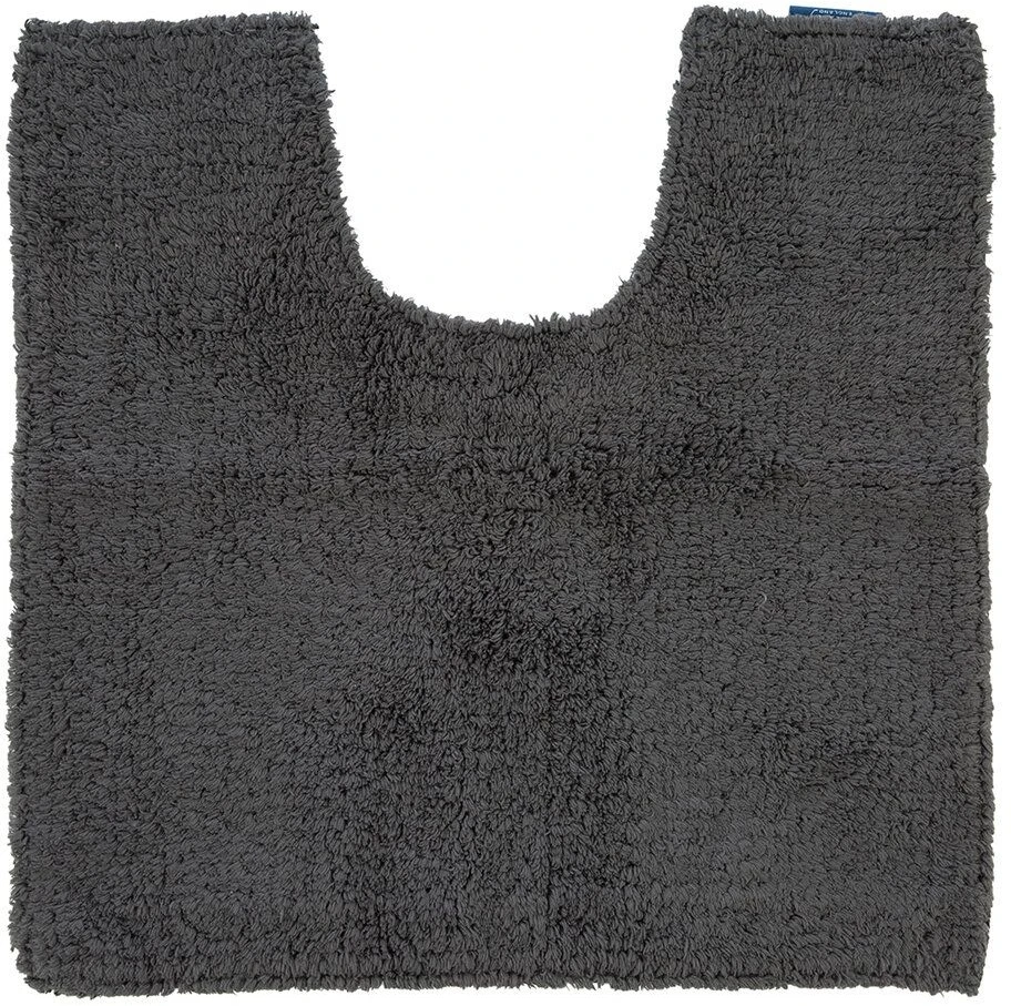 Christy Reversible Pedestal Mat - Graphite 3 Christy Reversible Pedestal Mat - Graphite