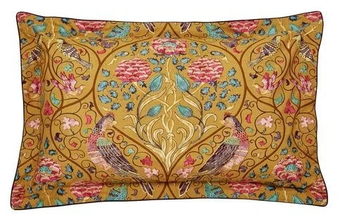 Morris & Co Seasons By May Oxford Pillow Case - Saffron 3 Morris & Co Seasons By May Oxford Pillow Case - Saffron