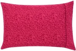 Morris & Co Strawberry Thief Housewife Pillowcase - Crimson