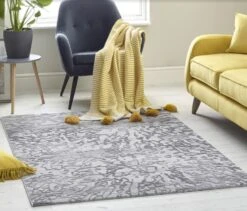 Mastercraft High Rise 6321A Rug - Dark Grey/Light Grey - 80x150cm -Household Items Shop 38542 12999