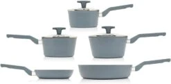 Haden Perth 5 Piece Pan Set - Grey
