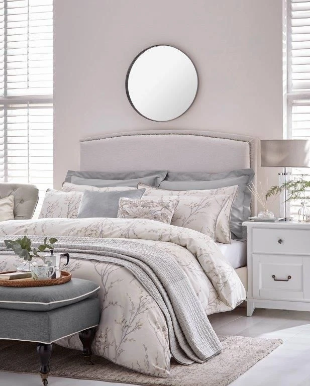 Laura Ashley Pussy Willow Dove Grey Duvet Set 3 Laura Ashley Pussy Willow Dove Grey Duvet Set