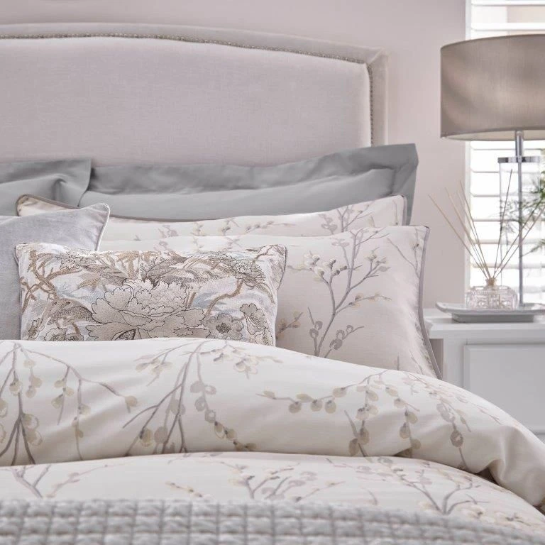 Laura Ashley Pussy Willow Dove Grey Duvet Set 4 Laura Ashley Pussy Willow Dove Grey Duvet Set - Image 2