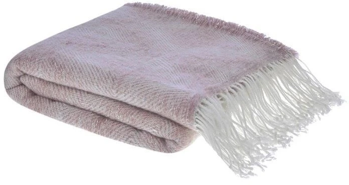 Laura Ashley Payton Dark Blush Throw 3 Laura Ashley Payton Dark Blush Throw