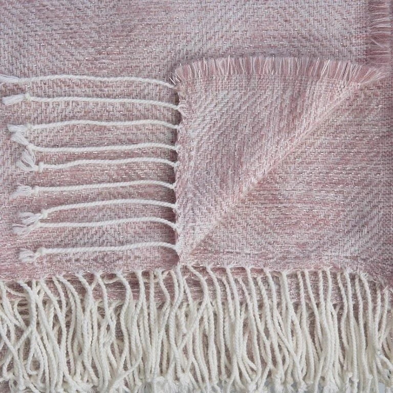 Laura Ashley Payton Dark Blush Throw 4 Laura Ashley Payton Dark Blush Throw - Image 2