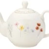The English Tableware Company Pressed Flowers 6 Cup Teapot