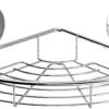 Showerdrape Suctionloc Corner Basket Chrome -Household Items Shop 46789 2549