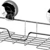 Showerdrape Suctionloc Rectangular Basket Chrome -Household Items Shop 46790 2548