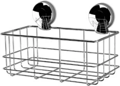 Showerdrape Suctionloc Bottle Basket Chrome