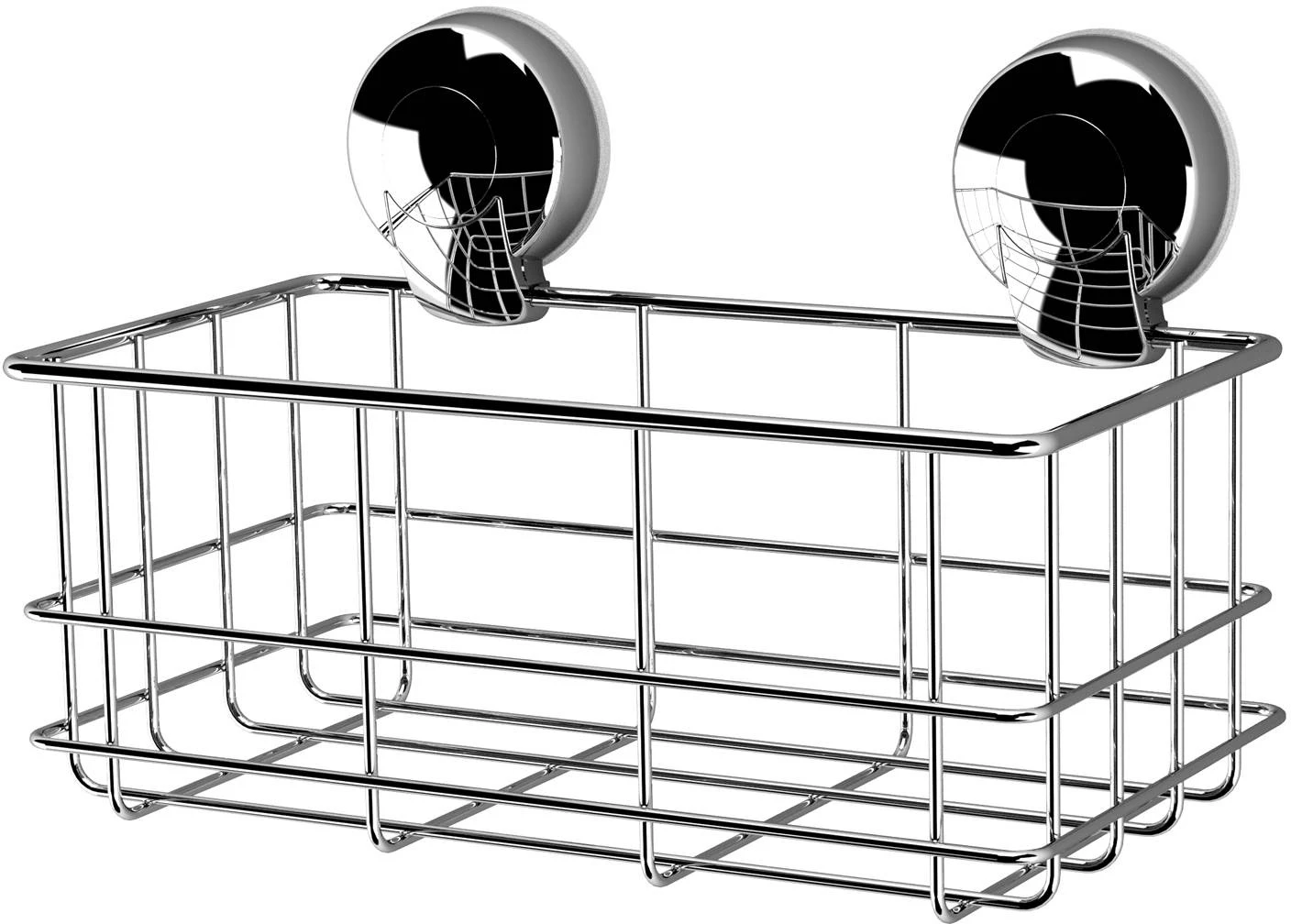 Showerdrape Suctionloc Bottle Basket Chrome 3 Showerdrape Suctionloc Bottle Basket Chrome