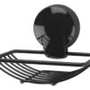 Showerdrape Suctionloc Soap Basket Black -Household Items Shop 46794 2544