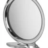Fancy Metal Acrylic Round Travel Mirror 10x Magnification -Household Items Shop 47639 690