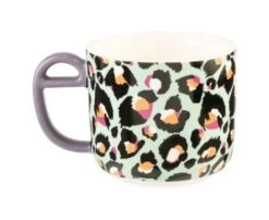 Captivate Eleanor Bowmer Short Mug Blue Leopard