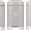 KitchenCraft Lovello Set Of 3 Cannisters Latte 1 KitchenCraft Lovello Set Of 3 Cannisters Latte -Household Items Shop 49155 36118