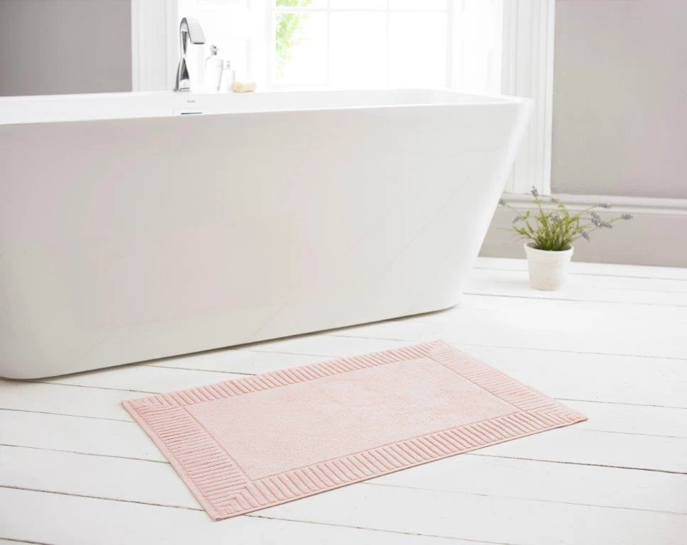 Deyongs Bliss Terry Bath Mat Pink 3 Deyongs Bliss Terry Bath Mat Pink