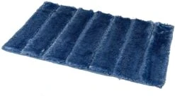 Showerdrape Indulgence Bath Mat Blue