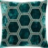Malini Ivor Teal Cushion 56cm X 56cm -Household Items Shop 50334 33124
