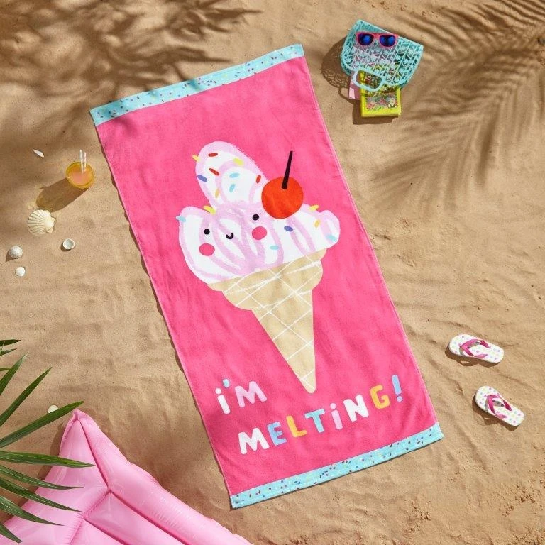 Catherine Lansfield Im Melting Beach Towel 4 Catherine Lansfield Im Melting Beach Towel - Image 2