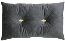 Riva Bumble Cushion 30x50cm - Charcoal