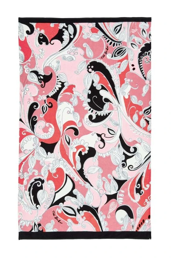 Ted Baker Paisley Pink Beach Towel 3 Ted Baker Paisley Pink Beach Towel