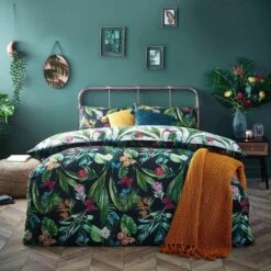 Furn Azura Floral Duvet Cover Set Dark Bloom -Household Items Shop 53561 25562