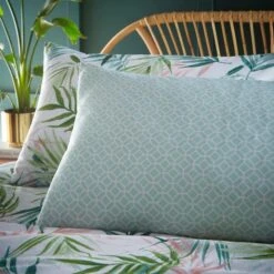 Furn Bali Palm Botanical Duvet Cover Set Green -Household Items Shop 53564 25543