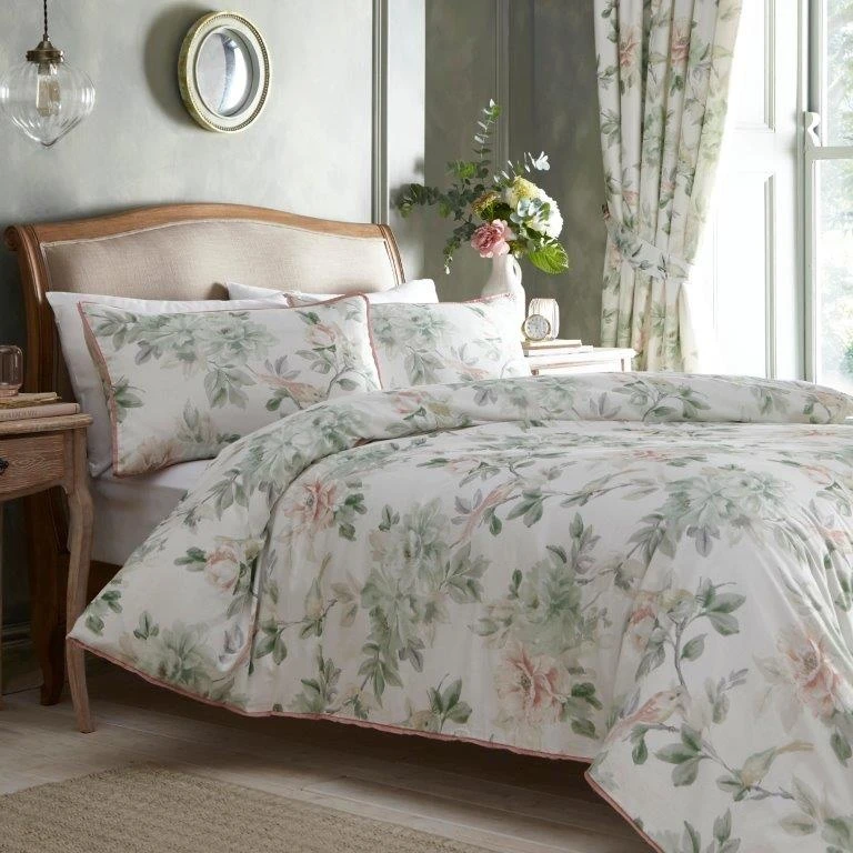 Appletree Campion Green/Coral Duvet Cover Set 3 Appletree Campion Green/Coral Duvet Cover Set