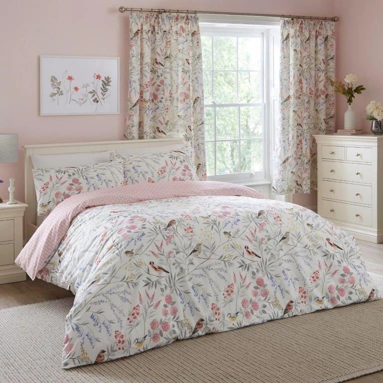 Dreams & Drapes Caraway Pink Duvet Cover Set 3 Dreams & Drapes Caraway Pink Duvet Cover Set
