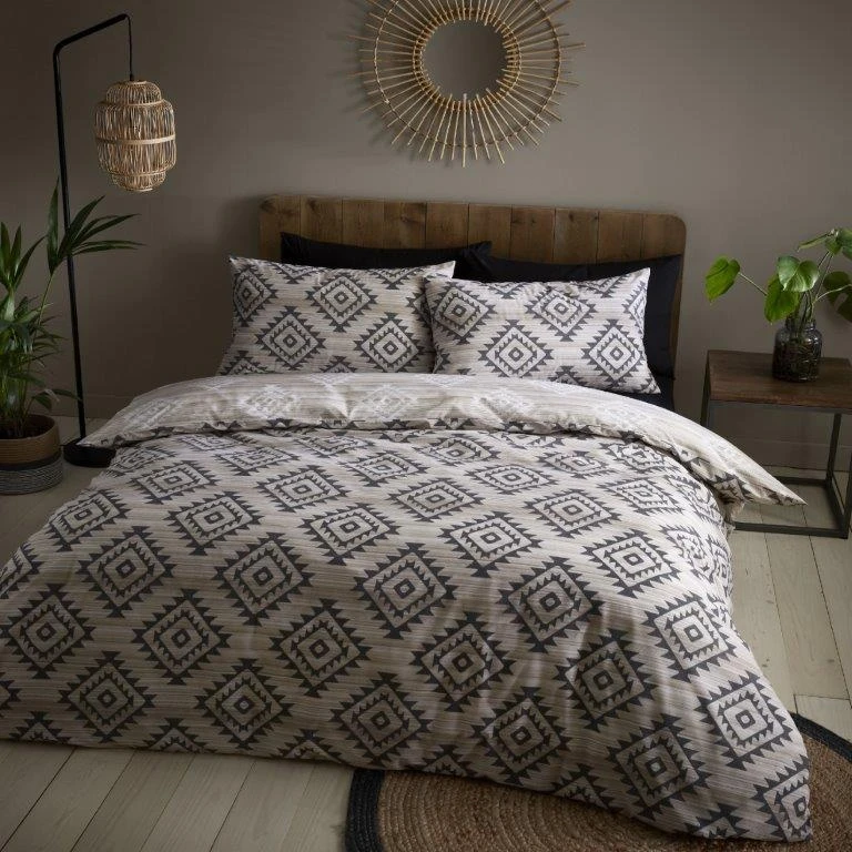 Catherine Lansfield Aztec Geo Natural Duvet Set 3 Catherine Lansfield Aztec Geo Natural Duvet Set