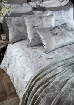 Laura Ashley Tregaron Silver Duvet Cover Set