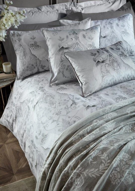 Laura Ashley Tregaron Silver Duvet Cover Set 3 Laura Ashley Tregaron Silver Duvet Cover Set