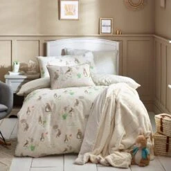 Classic Peter Rabbit Natural Duvet Cover Set -Household Items Shop 54253 23331