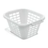 Addis White 24L Square Laundry Basket 2 Addis White 24L Square Laundry Basket -Household Items Shop 8400 143